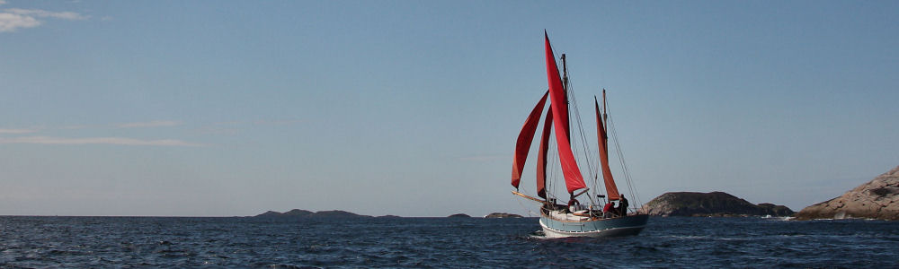 Birthe Marie sailing